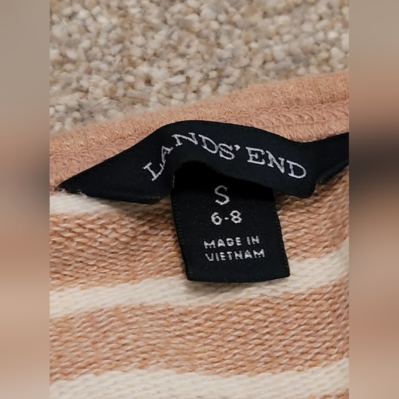 Lands' end brown striped sweater - Picture 2 of 2